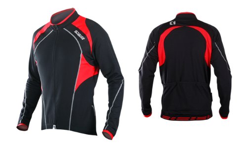 SOBIKE Mens' Long Sleeve Thermal Cycling Jacket - Cruise (Black, L) On Sale