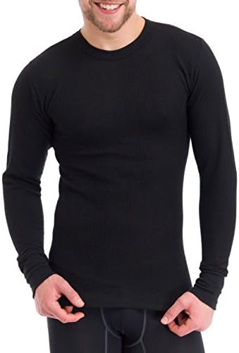 Essential Apparel Men's Old School Waffle Knit Thermal Top