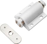 Latch, Magnetic Magic Touch, White, 1 3/4 X 1 1/4 High