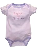 Spoiled By Grandma Short Sleeve Onezie Bodysuit by Baby Essentials