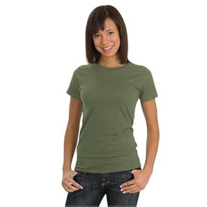 Buy District Threads Junior Ladies 100% Organic Cotton Perfect Weight Tee by District Threads