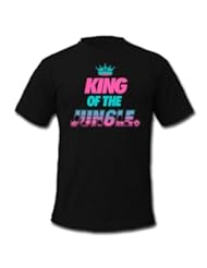 Spreadshirt Mens lbj_king_of_the_jungle_shirt2 T-Shirt, black, XL