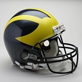 Michigan Wolverines Authentic Pro Line Riddell Full Size Helmet