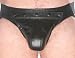 Mr-S-Leather Leather Codpiece Jock Strap - Black - Medium - 32-34" image 2