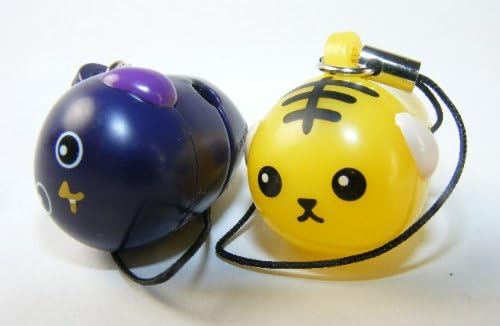 Mameshiba Anime Straps, Keychains,a Set of 2 Pieces, Randomly Picked