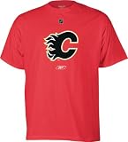 Calgary Flames Iginla #12 Reebok Name and Number T-Shirt - X-Large