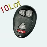 10 Lot L2C0007T Keyless Fob Car Case New Key Shell For Gm Remote Entry No Chips... 