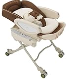 アップリカ 電動Autoスウィング ハイローベッド&チェア ココ・チーノ オート クロスブラウン (8種の子守唄をオルゴール音で搭載) 91710