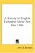 A History of English Cathedral Music Part One 1900