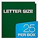 Oxford Laminated Twin-Pocket Folders, Letter Size, Green, Holds 100 Sheets, Box of 25 (51717)