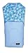 eckert Duo-Fu�sack mit UV-Schutz, bleu/Flower-power