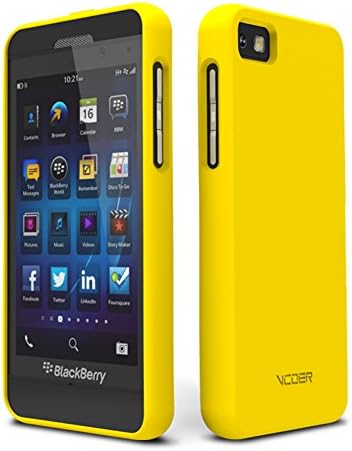 BlackBerry Z10 Case,Z10 Case [Non-slip] [Exact-fit] ,BB Z10 Case TPU Rubber Flexible Slim Soft Case, BB Z10 TPU Protective Case for Blackberry Z10 BB Z10 Smart Phone(Yellow)