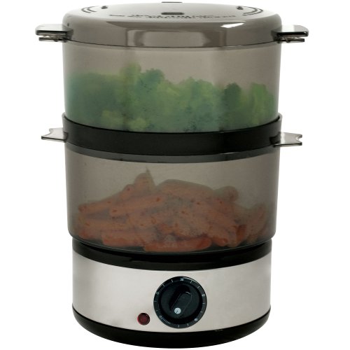 Cheap Chef Buddy 72-9093 400-Watt Stainless Steel Food Steamer, 4-Quart – Onsale at Chef Buddy 72 9093 400 Watt Stainless