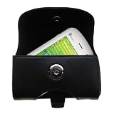 Horizontal Leather Case with Belt Clip/Loop for the HTC P3600