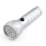 PAILIDE® Super-Bright 28 LED Compact Aluminum Flashlight, 4 Colors #7028 - Black
