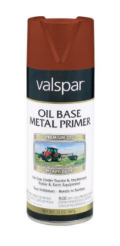 Valspar (5339-23-6PK) Red Oxide Metallic Tractor and Implement Spray Primer - 12 oz., (Pack of 6)