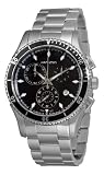 Hamilton H37512131 Jazzmaster hommes Seaview noire Chronographe Cadran