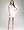 Jenna Embellished Waist Dress - WHITE (XXS)