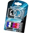 14Ga Glitter 12 Ball Interchangeable Closure Ring Pack