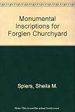 Monumental inscriptions for Forglen churchyard