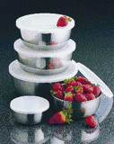 HWI USA 1036 10-Piece Stainless Steel Bowl Set