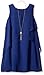 Amy Byer Girls' Chiffon Tank Dress with Necklace