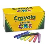 Colored Drawing Chalk 12-Stick Pack, 12 Assorted Colors per pack