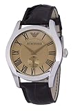 Emporio Armani Men's AR0645 Classic Brown Leather Roman Numeral Dial Watch