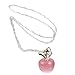 Opal Necklace Charminer Fashion Lady Silver Clear Opal Apple Necklace Pendant Girl Jewelry Gift