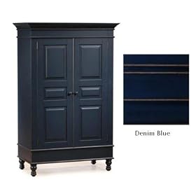 Alligator Enterprises 17000MDB Monterey Armoire in Denim Blue by Alligator Enterprises
