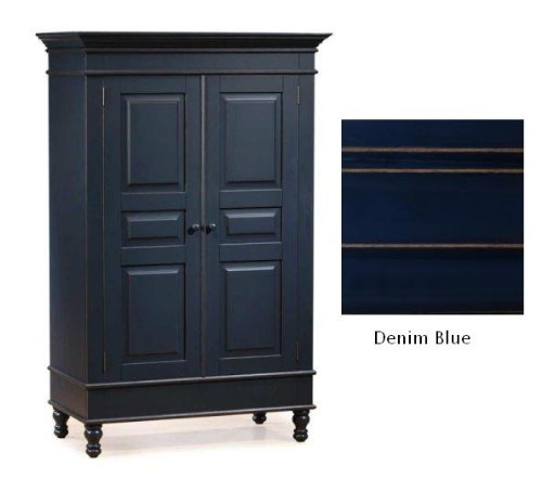 Alligator Enterprises 17000MDB Monterey Armoire in Denim Blue