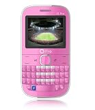 UNLOCKED QWERTY DUAL SIM SLOT QUAD BAND TV FM GSM CELL PHONE i3 PINK