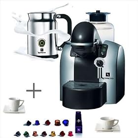 Nespresso D290CONPC Nespresso Concept Polished Chrome Espresso Maker w/Aeroccino (AD290USSCNB)