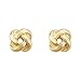FM42 Woven Love Knot Stud Earrings 7mm E221