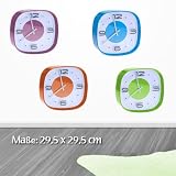 Retro Wall Clock 30x30 4fso.