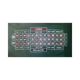 Trademark Poker Roulette Layout 36-Inch x 72-Inch