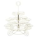 Kitchen Craft Classic Collection Revolving Wire Cupcake Tree for 22 Cupcakes, 36cm