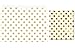 Bundle - Kate Spade File Folders Set of 6 (Gold Dots) and Kate Spade Spiral Notebook (Gold Dots)