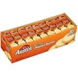 Austin Toasty Crackers w/ Peanut Butter- 45ct (2 Pack) - Total 90 ct.