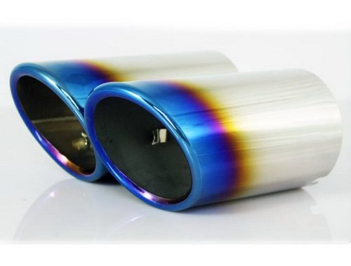 New Fashion Auto Parts Chrome Stainless Steel Burn Exhaust Muffler Tip Pipes Fit For Audi Q7 S-Line 2012 SPORT EDITION