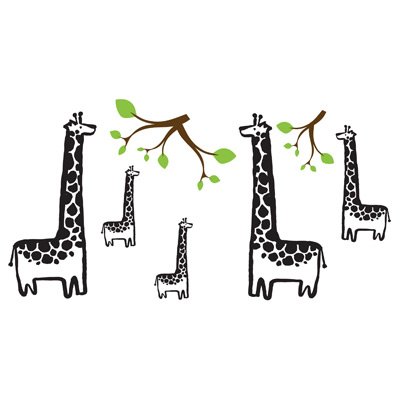 Wall Graphics: Giraffes - Buy Wall Graphics: Giraffes - Purchase Wall Graphics: Giraffes (Wee Gallery, Toys & Games,Categories,Preschool,Baby Toys)
