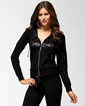 Rhinestone Logo Jersey Jacket