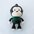 BLACK super cute monkey USB flash drive 4GB
