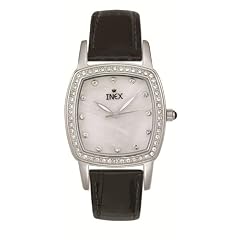 Inex Damenarmbanduhr, Lederband, Zirkonia Steine A69221S11I