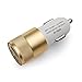 [Qualcomm Certified]runshionTM Quick ChargeTM 2.0 Powerall 18w USB Car Charger Adapter for Samsung Galaxy S6/s6 Edge and More(2.4a for Android,2a for Apple)-Gold