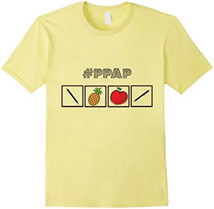 Men's PPAP Pen pineapple Apple Pen Funny t shirt 2XL Lemon