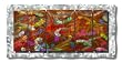 61x30 Abstract metal wall art, contemporary home decor, modern wall sculpture
