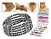 Black w/ Silver Bella Diverso Magnetic 33 Beaded Strand! Anklet, Necklace, Bracelet + More!