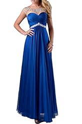A-line Beaded Keyhole Sweetheart Cocktail Sleeveless Chiffon 2015 Evening Dress/Prom Dress 