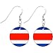 Costa Rica Flag Earrings